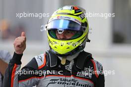 Sergio Perez (MEX), Sahara Force India  18.06.2016. Formula 1 World Championship, Rd 8, European Grand Prix, Baku Street Circuit, Azerbaijan, Qualifying Day.