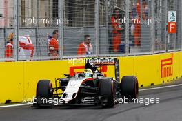 Sergio Perez (MEX) Sahara Force India F1 VJM09. 18.06.2016. Formula 1 World Championship, Rd 8, European Grand Prix, Baku Street Circuit, Azerbaijan, Qualifying Day.