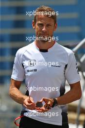Jenson Button (GBR) McLaren. 18.06.2016. Formula 1 World Championship, Rd 8, European Grand Prix, Baku Street Circuit, Azerbaijan, Qualifying Day.