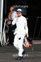Fernando Alonso (ESP) McLaren. 18.06.2016. Formula 1 World Championship, Rd 8, European Grand Prix, Baku Street Circuit, Azerbaijan, Qualifying Day.