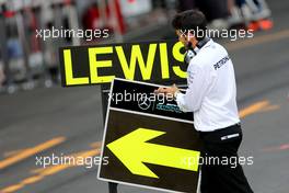 Lewis Hamilton (GBR), Mercedes AMG F1 Team  18.06.2016. Formula 1 World Championship, Rd 8, European Grand Prix, Baku Street Circuit, Azerbaijan, Qualifying Day.