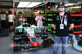 Kurt Busch (USA) NASCAR Driver with the Haas F1 Team. 19.06.2016. Formula 1 World Championship, Rd 8, European Grand Prix, Baku Street Circuit, Azerbaijan, Race Day.