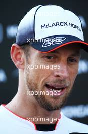 Jenson Button (GBR) McLaren. 16.06.2016. Formula 1 World Championship, Rd 8, European Grand Prix, Baku Street Circuit, Azerbaijan, Preparation Day.
