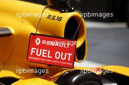 Renault Sport F1 Team RS16. 16.06.2016. Formula 1 World Championship, Rd 8, European Grand Prix, Baku Street Circuit, Azerbaijan, Preparation Day.