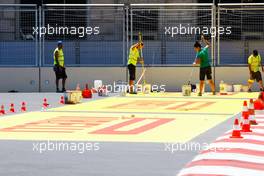 Circuit preparations. 16.06.2016. Formula 1 World Championship, Rd 8, European Grand Prix, Baku Street Circuit, Azerbaijan, Preparation Day.