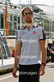 Romain Grosjean (FRA) Haas F1 Team. 16.06.2016. Formula 1 World Championship, Rd 8, European Grand Prix, Baku Street Circuit, Azerbaijan, Preparation Day.