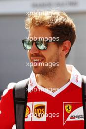 Sebastian Vettel (GER) Ferrari. 16.06.2016. Formula 1 World Championship, Rd 8, European Grand Prix, Baku Street Circuit, Azerbaijan, Preparation Day.