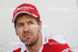 Sebastian Vettel (GER) Ferrari. 16.06.2016. Formula 1 World Championship, Rd 8, European Grand Prix, Baku Street Circuit, Azerbaijan, Preparation Day.