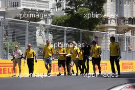 Kevin Magnussen (DEN), Renault Sport F1 Team  16.06.2016. Formula 1 World Championship, Rd 8, European Grand Prix, Baku Street Circuit, Azerbaijan, Preparation Day.