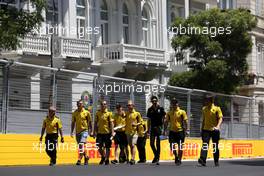 Kevin Magnussen (DEN), Renault Sport F1 Team  16.06.2016. Formula 1 World Championship, Rd 8, European Grand Prix, Baku Street Circuit, Azerbaijan, Preparation Day.