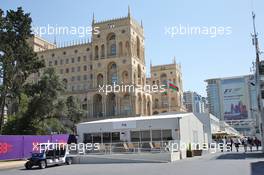 The paddock. 16.06.2016. Formula 1 World Championship, Rd 8, European Grand Prix, Baku Street Circuit, Azerbaijan, Preparation Day.