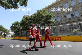 Sebastian Vettel (GER), Scuderia Ferrari  16.06.2016. Formula 1 World Championship, Rd 8, European Grand Prix, Baku Street Circuit, Azerbaijan, Preparation Day.