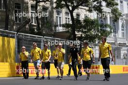 Kevin Magnussen (DEN), Renault Sport F1 Team  16.06.2016. Formula 1 World Championship, Rd 8, European Grand Prix, Baku Street Circuit, Azerbaijan, Preparation Day.