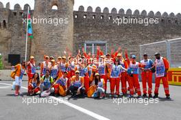 Marshals. 16.06.2016. Formula 1 World Championship, Rd 8, European Grand Prix, Baku Street Circuit, Azerbaijan, Preparation Day.