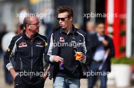 Daniil Kvyat (RUS) Scuderia Toro Rosso. 08.07.2016. Formula 1 World Championship, Rd 10, British Grand Prix, Silverstone, England, Practice Day.