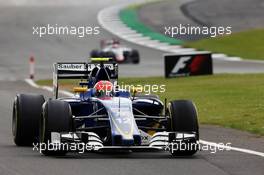 Felipe Nasr (BRA) Sauber C35. 08.07.2016. Formula 1 World Championship, Rd 10, British Grand Prix, Silverstone, England, Practice Day.