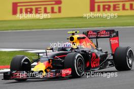 Max Verstappen (NLD) Red Bull Racing RB12. 08.07.2016. Formula 1 World Championship, Rd 10, British Grand Prix, Silverstone, England, Practice Day.
