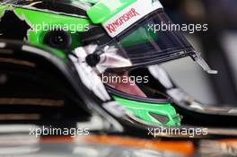Nico Hulkenberg (GER) Sahara Force India F1 VJM09. 08.07.2016. Formula 1 World Championship, Rd 10, British Grand Prix, Silverstone, England, Practice Day.