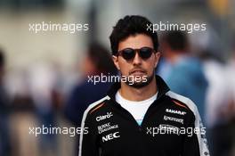 Sergio Perez (MEX) Sahara Force India F1. 08.07.2016. Formula 1 World Championship, Rd 10, British Grand Prix, Silverstone, England, Practice Day.