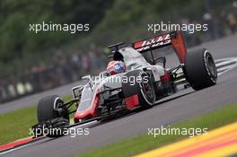 Romain Grosjean (FRA) Haas F1 Team VF-16. 08.07.2016. Formula 1 World Championship, Rd 10, British Grand Prix, Silverstone, England, Practice Day.