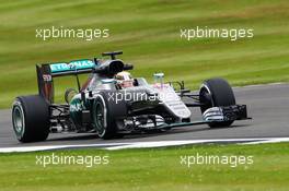 Lewis Hamilton (GBR) Mercedes AMG F1 W07 Hybrid. 08.07.2016. Formula 1 World Championship, Rd 10, British Grand Prix, Silverstone, England, Practice Day.