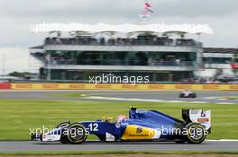 Felipe Nasr (BRA) Sauber C35. 08.07.2016. Formula 1 World Championship, Rd 10, British Grand Prix, Silverstone, England, Practice Day.