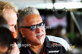 Dr. Vijay Mallya (IND) Sahara Force India F1 Team Owner. 08.07.2016. Formula 1 World Championship, Rd 10, British Grand Prix, Silverstone, England, Practice Day.