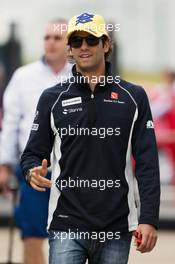 Felipe Nasr (BRA) Sauber F1 Team. 08.07.2016. Formula 1 World Championship, Rd 10, British Grand Prix, Silverstone, England, Practice Day.