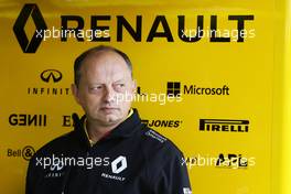 Frederic Vasseur (FRA) Renault Sport F1 Team Racing Director. 08.07.2016. Formula 1 World Championship, Rd 10, British Grand Prix, Silverstone, England, Practice Day.