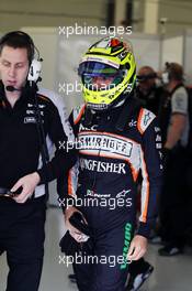 Sergio Perez (MEX) Sahara Force India F1. 08.07.2016. Formula 1 World Championship, Rd 10, British Grand Prix, Silverstone, England, Practice Day.