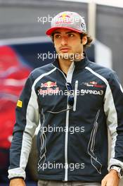 Carlos Sainz Jr (ESP) Scuderia Toro Rosso. 08.07.2016. Formula 1 World Championship, Rd 10, British Grand Prix, Silverstone, England, Practice Day.