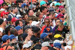 Fans. 10.07.2016. Formula 1 World Championship, Rd 10, British Grand Prix, Silverstone, England, Race Day.