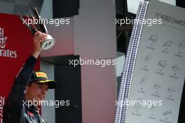 3rd place Max Verstappen (NLD) Red Bull Racing RB12. 10.07.2016. Formula 1 World Championship, Rd 10, British Grand Prix, Silverstone, England, Race Day.