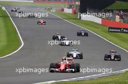 Kimi Raikkonen (FIN) Ferrari SF16-H. 10.07.2016. Formula 1 World Championship, Rd 10, British Grand Prix, Silverstone, England, Race Day.