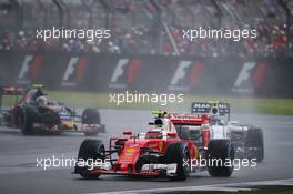 Kimi Raikkonen (FIN) Scuderia Ferrari SF16-H. 10.07.2016. Formula 1 World Championship, Rd 10, British Grand Prix, Silverstone, England, Race Day.