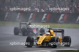 Kevin Magnussen (DEN) Renault Sport F1 Team RS16. 10.07.2016. Formula 1 World Championship, Rd 10, British Grand Prix, Silverstone, England, Race Day.