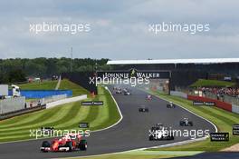 Kimi Raikkonen (FIN) Ferrari SF16-H. 10.07.2016. Formula 1 World Championship, Rd 10, British Grand Prix, Silverstone, England, Race Day.
