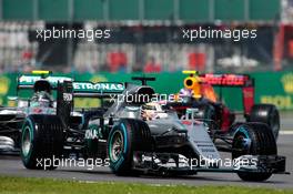 Lewis Hamilton (GBR) Mercedes AMG F1 W07 Hybrid. 10.07.2016. Formula 1 World Championship, Rd 10, British Grand Prix, Silverstone, England, Race Day.