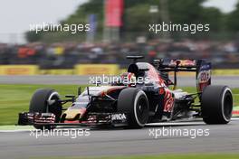 Daniil Kvyat (RUS) Scuderia Toro Rosso STR11. 09.07.2016. Formula 1 World Championship, Rd 10, British Grand Prix, Silverstone, England, Qualifying Day.