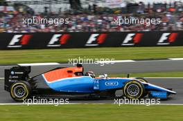 Pascal Wehrlein (GER) Manor Racing MRT05. 09.07.2016. Formula 1 World Championship, Rd 10, British Grand Prix, Silverstone, England, Qualifying Day.