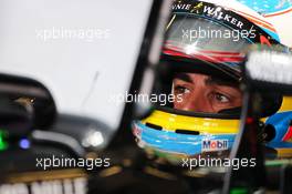 Fernando Alonso (ESP) McLaren MP4-31. 09.07.2016. Formula 1 World Championship, Rd 10, British Grand Prix, Silverstone, England, Qualifying Day.