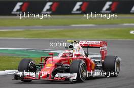 Kimi Raikkonen (FIN) Ferrari SF16-H. 09.07.2016. Formula 1 World Championship, Rd 10, British Grand Prix, Silverstone, England, Qualifying Day.