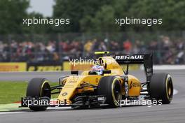 Jolyon Palmer (GBR) Renault Sport F1 Team RS16. 09.07.2016. Formula 1 World Championship, Rd 10, British Grand Prix, Silverstone, England, Qualifying Day.