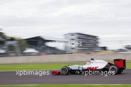 Esteban Gutierrez (MEX) Haas F1 Team VF-16. 09.07.2016. Formula 1 World Championship, Rd 10, British Grand Prix, Silverstone, England, Qualifying Day.