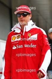 Kimi Raikkonen (FIN) Ferrari. 10.07.2016. Formula 1 World Championship, Rd 10, British Grand Prix, Silverstone, England, Race Day.