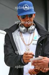 Lewis Hamilton (GBR) Mercedes AMG F1. 10.07.2016. Formula 1 World Championship, Rd 10, British Grand Prix, Silverstone, England, Race Day.