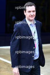 George Osborne MP (GBR) Chancellor of the Exchequer. 10.07.2016. Formula 1 World Championship, Rd 10, British Grand Prix, Silverstone, England, Race Day.