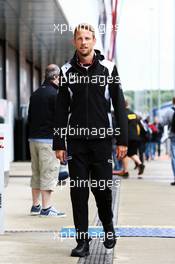 Jenson Button (GBR) McLaren. 10.07.2016. Formula 1 World Championship, Rd 10, British Grand Prix, Silverstone, England, Race Day.