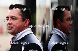 Eric Boullier (FRA) McLaren Racing Director. 10.07.2016. Formula 1 World Championship, Rd 10, British Grand Prix, Silverstone, England, Race Day.