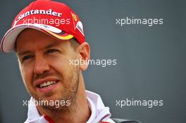 Sebastian Vettel (GER) Ferrari. 07.07.2016. Formula 1 World Championship, Rd 10, British Grand Prix, Silverstone, England, Preparation Day.